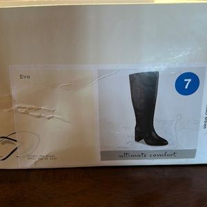 NWT- A New Day tall jet black boots
